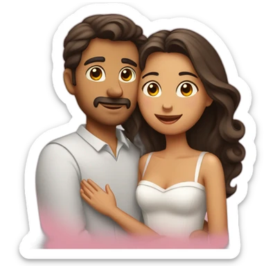 Pareja enamorada sticker