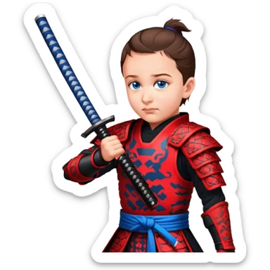 Daring Samurai sticker