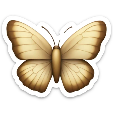Nœud papillon beige sticker
