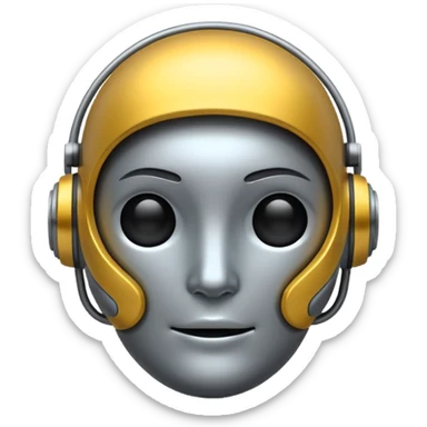 ma an emoji of AI sticker