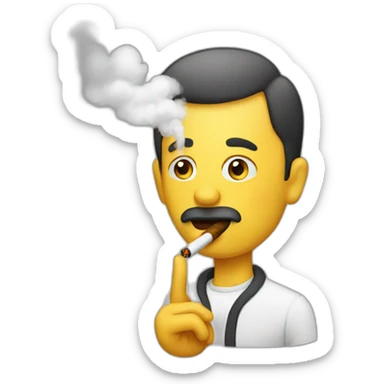 Smoking sticker