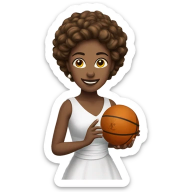 basketbolista y su novia sticker