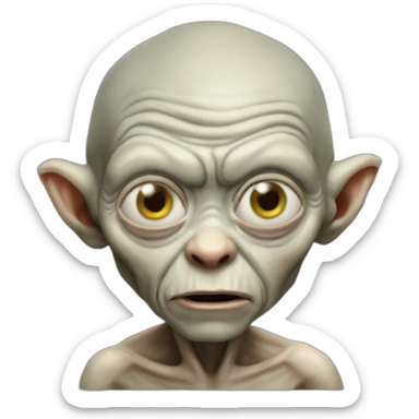 Philly fan gollum sticker