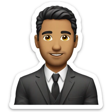 Hot latino man sticker