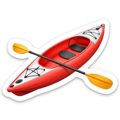 Kayaking sticker