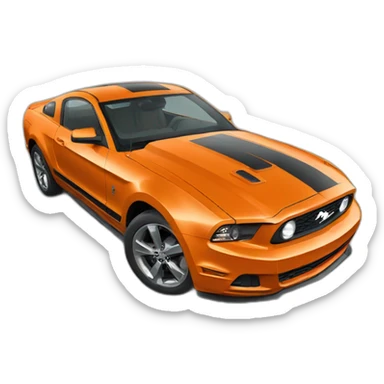 Ford-Mustang-Orange sticker