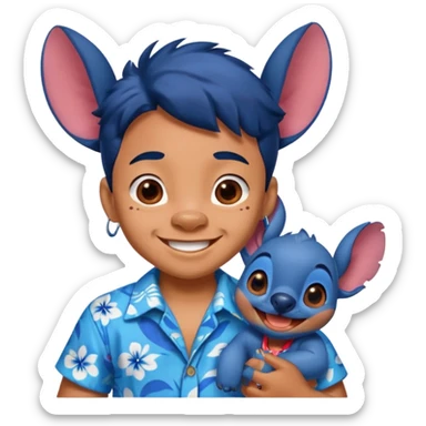 Stitch y lilo sticker