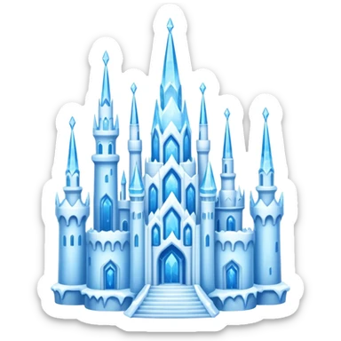 Ice Kingdom palace sticker
