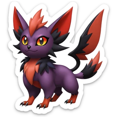 Noibat-Noivern-Litten-Zorua-Hybrid sticker