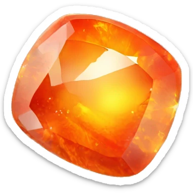Fire-Opal Gemstone sticker