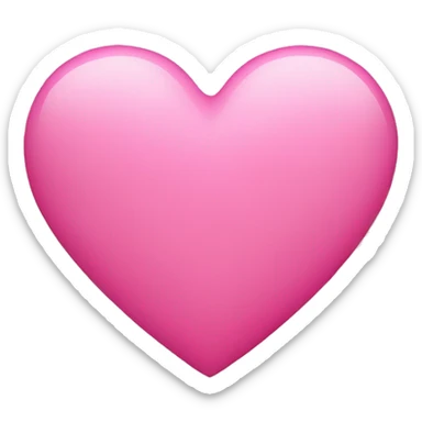 pink heart sticker