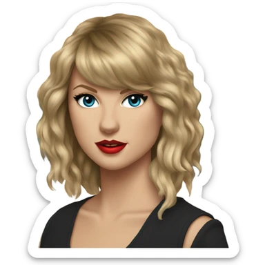 taylor swift buff sticker