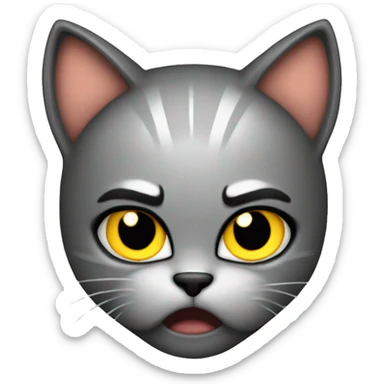 Stalker 2 angry kitty sticker