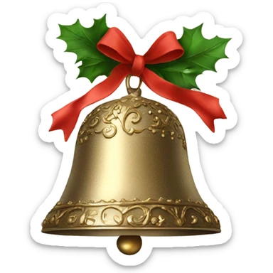 Aesthetic cristmas Bell  sticker
