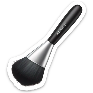 Makeup brush sticker