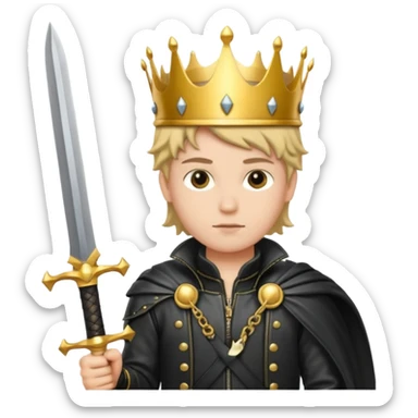🤣🗡️👑🧥 sticker