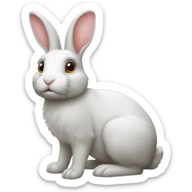 rabbit Rabbit MattFanatic rabbit sticker