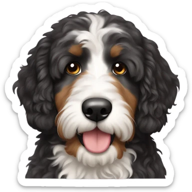 Bernedoodle sticker