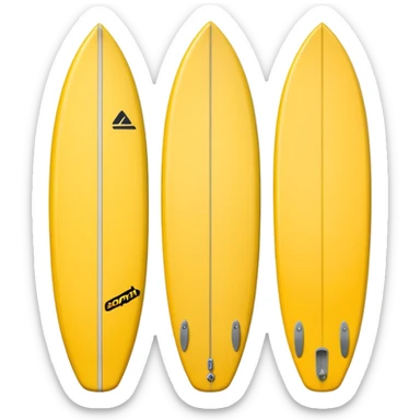 Surfboard no background sticker