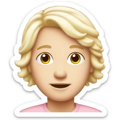 pastel pink ipad sticker