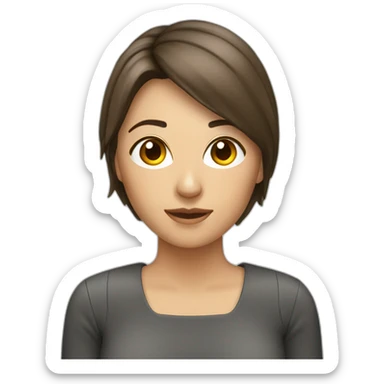 Mujer cámara de fotos sticker