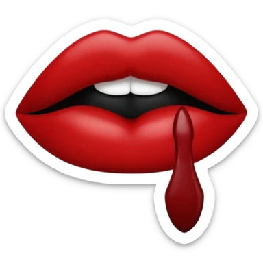 Kiss black💋 sticker