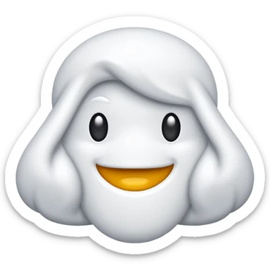 lazo blanco  sticker