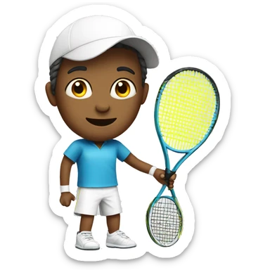 Tennis sticker