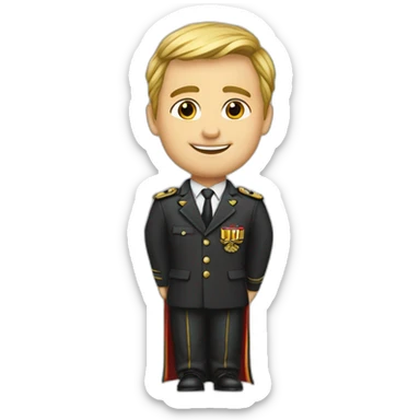 Un jeune haut dignitaire allemand  sticker