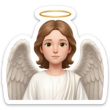 Ángel cristiano sticker