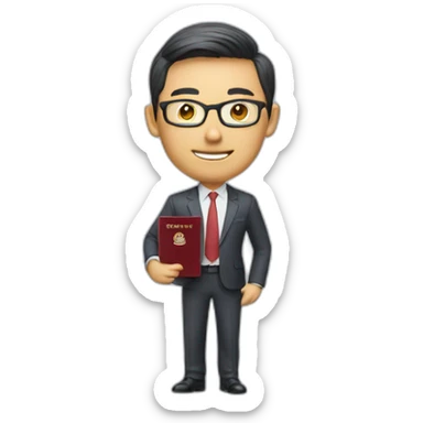 OnLoop CEO holding Singapore passport sticker