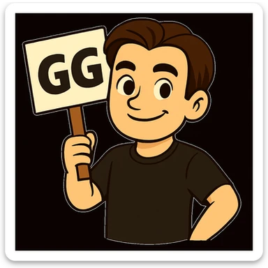 Change the color of the shirt to a uniform black color, keep everything else unchanged. sticker