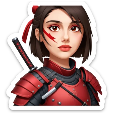 Battle-Ready Samurai sticker