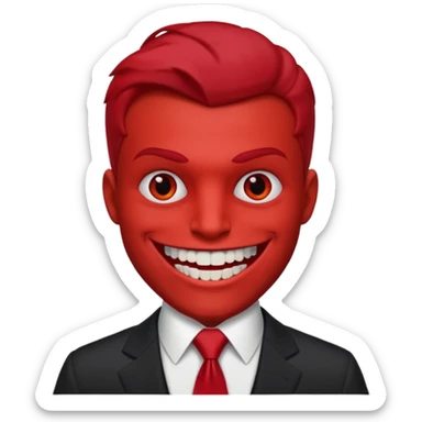 alastor smile sticker