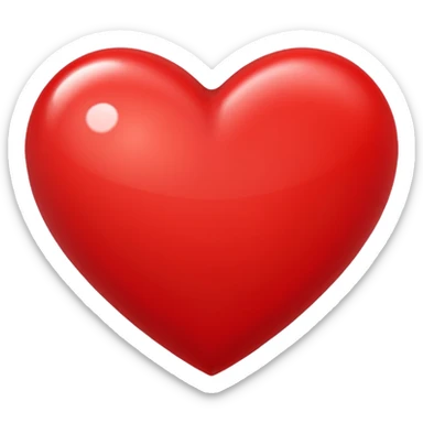 Emoji de corazon sticker