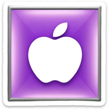 Projection Ad Wall — purple-white light + moving logo on brick wall, Street Advertisements. sticker