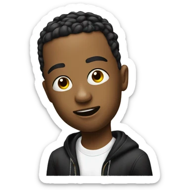 hip hop rap twerk sticker