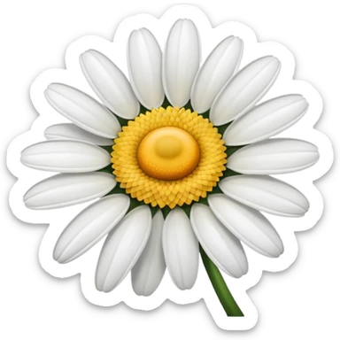 One daisy flower sticker