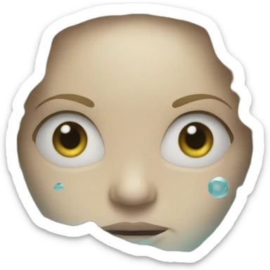 je suis sous l'eau sticker