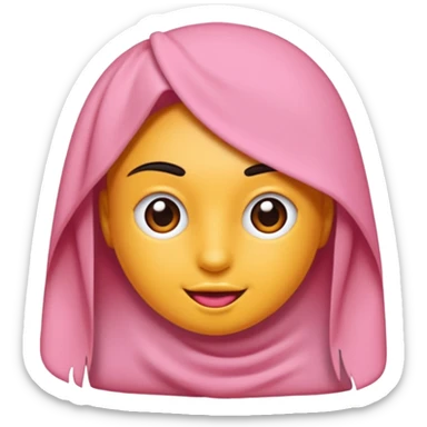 Yuvarlak ince pempe çizgili şeker sticker