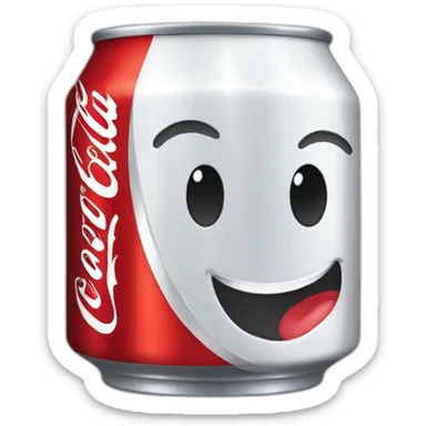 a can of diet coke sticker