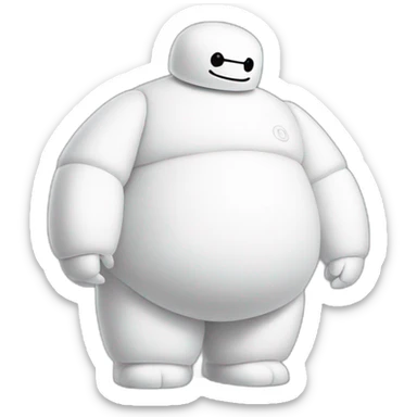 baymax hypebeast sticker