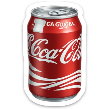 Canette de coca cola sticker