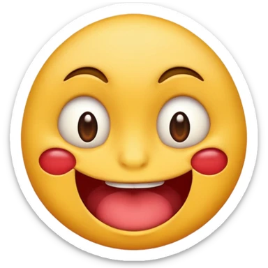 Emoji coquin qui se mord la lèvre  sticker
