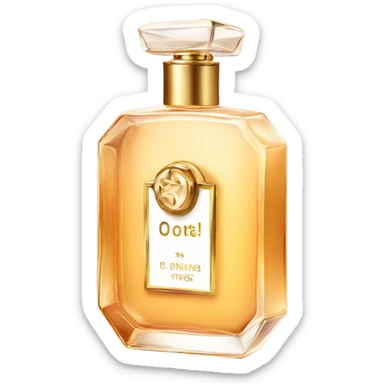 Luxury perfume sticker