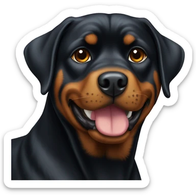 Rottweiler dog sticker
