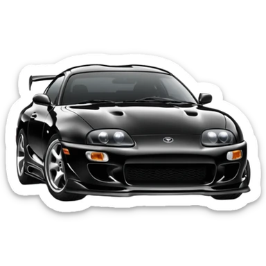 Toyota Supra MK4 best view  sticker
