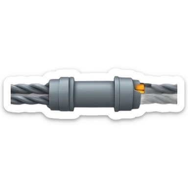 Flashing electric cable sticker