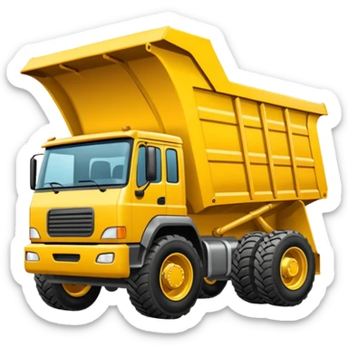 dump truck sticker