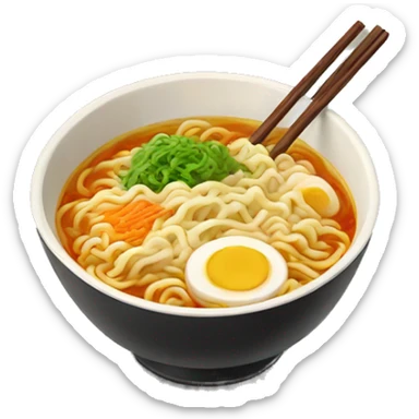 Ramen soup sticker